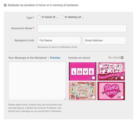 Use eCards for a More Personal Donation Experience .